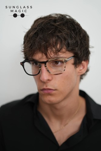 Tom Ford FT5849-Private Collection REAL HORN - 062 - 50 Optical frames Havanna Square