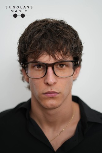 Tom Ford - Optical frames - TF6150-D-B - 020 - 55 - WITH BLUE-VIOLET LIGHT FILTER LENSES