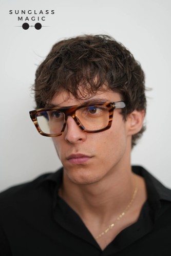 Tom Ford TF6059-B - 055 - 54 - WITH BLUE-VIOLET LIGHT FILTER LENSES Optical frames Havanna Square