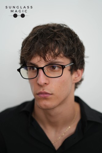 Tom Ford TF5647-D-B - 001 - 53 - WITH BLUE-VIOLET LIGHT FILTER LENSES Optical frames Black Square