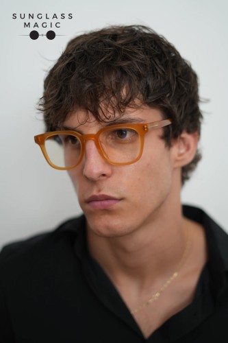 Tom Ford TF5999-K-B ECO 49 - 047 - 49 - WITH BLUE-VIOLET LIGHT FILTER LENSES Optical frames Brown Square