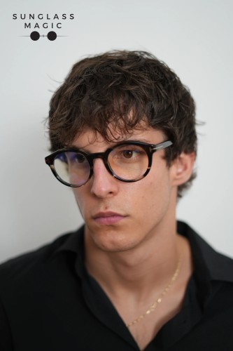 Tom Ford TF6061-B - 056 - 50 - WITH BLUE-VIOLET LIGHT FILTER LENSES Optical frames Round
