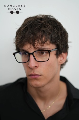 Tom Ford FT5802-B - 001 - 53 - WITH BLUE-VIOLET LIGHT FILTER LENSES Optical frames Square