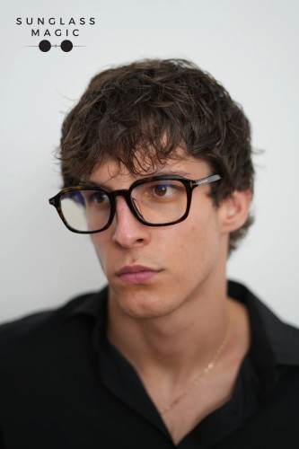 Tom Ford TF6148-D-B - 052 - 53 - WITH BLUE-VIOLET LIGHT FILTER LENSES Optical frames Dark Havana Square