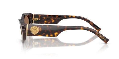 DOLCE & GABBANA DG4537 - 502/73 - 53 Sunglasses Havanna Oval