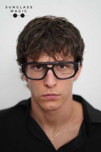 DOLCE & GABBANA DG3406 - ​2820 - ​56 Optical frames Black Pilot (Aviator)
