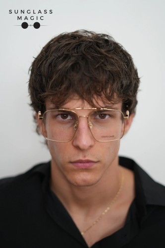 Roberto Cavalli VRC028 - 0300 - 58 Optical frames Gold, Black Square