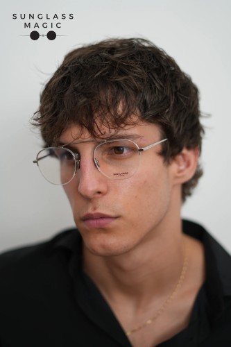 Saint Laurent SL576 - 001 - 51 Optical frames Silver Round