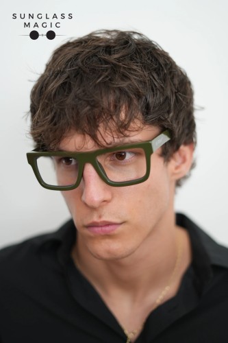 Off-White OERJ025 - 5700 - 54 Optical frames Green Square