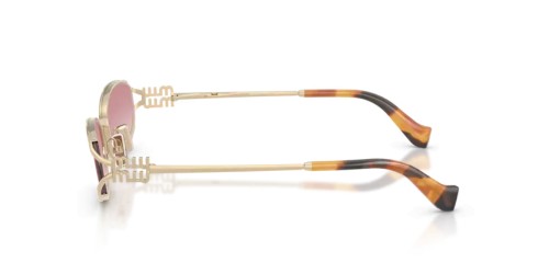 MIU MIU MU C51S - ZVN70O - 54 Sunglasses Light Gold Irregular