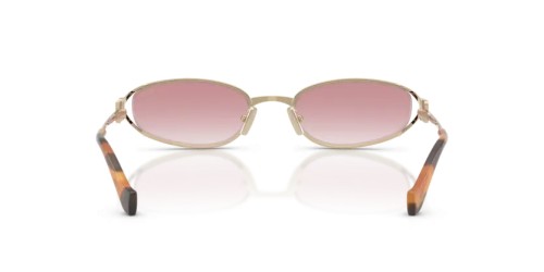 MIU MIU MU C51S - ZVN70O - 54 Sunglasses Light Gold Irregular