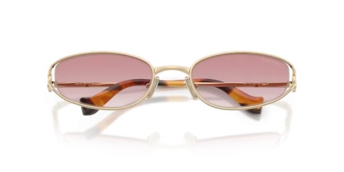 MIU MIU MU C51S - ZVN70O - 54 Sunglasses Light Gold Irregular