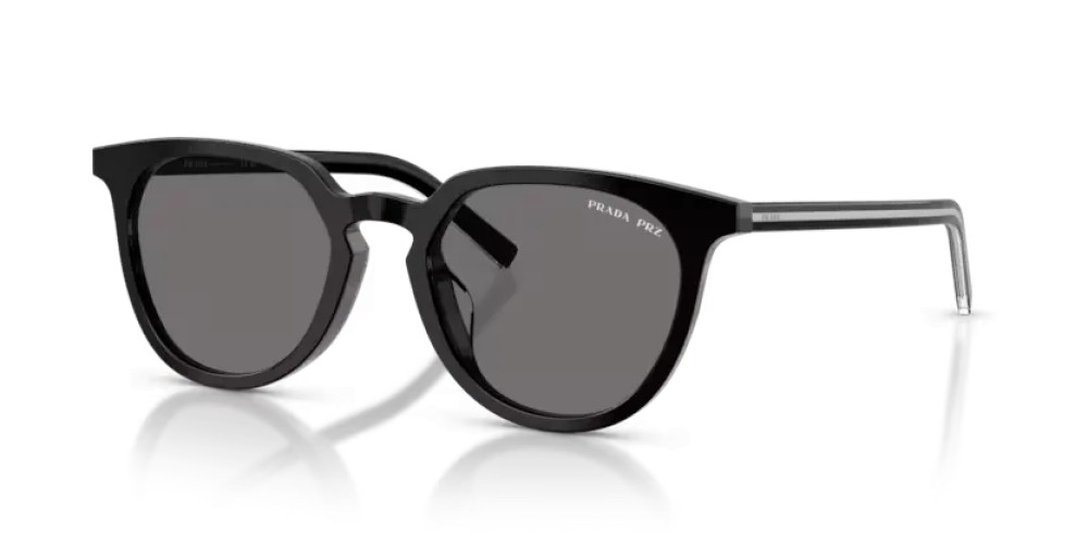 PRADA PR D15SD - 29O90T - 52 - WITH POLARIZED LENSES Sunglasses Black / basalt horn Phantos