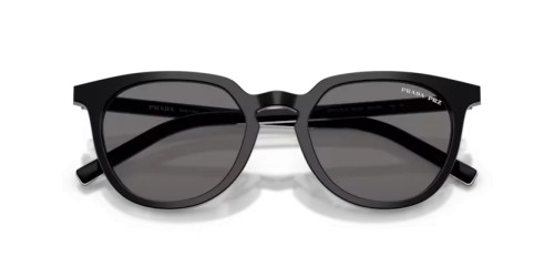 PRADA PR D15SD - 29O90T - 52 - WITH POLARIZED LENSES Sunglasses Black / basalt horn Phantos