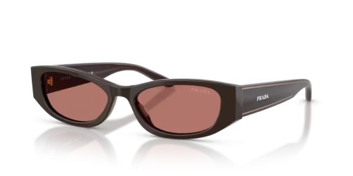 PRADA PR D22S - 27I80W - 54 Sunglasses Cigar Rectangle