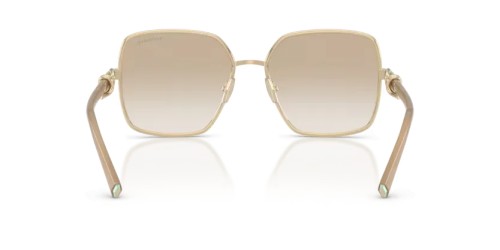 TIFFANY & CO. TF3122 - 623911 - 56 Sunglasses Light Gold Square