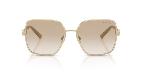 TIFFANY & CO. TF3122 - 623911 - 56 Sunglasses Light Gold Square