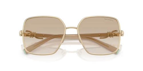 TIFFANY & CO. TF3122 - 623911 - 56 Sunglasses Light Gold Square