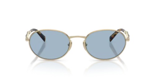 PRADA PR D57S - ZVN40Q - 54 Sunglasses Light Gold Oval
