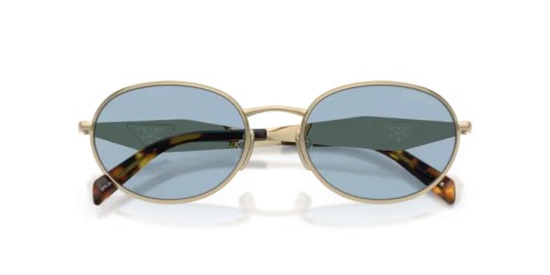 PRADA PR D57S - ZVN40Q - 54 Sunglasses Light Gold Oval
