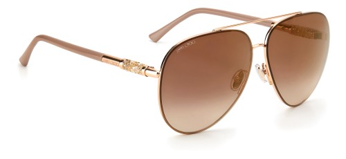 Jimmy Choo - Sunglasses - GRAY/S - BKUJL - 63