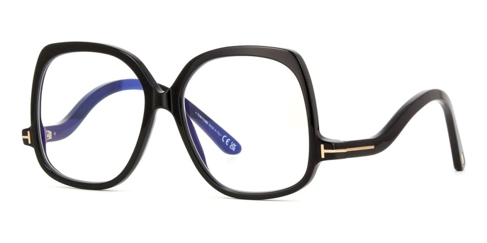Tom Ford - Optical frames - TF5968-B ECO - 001 - 54 - WITH BLUE-VIOLET LIGHT FILTER LENSES