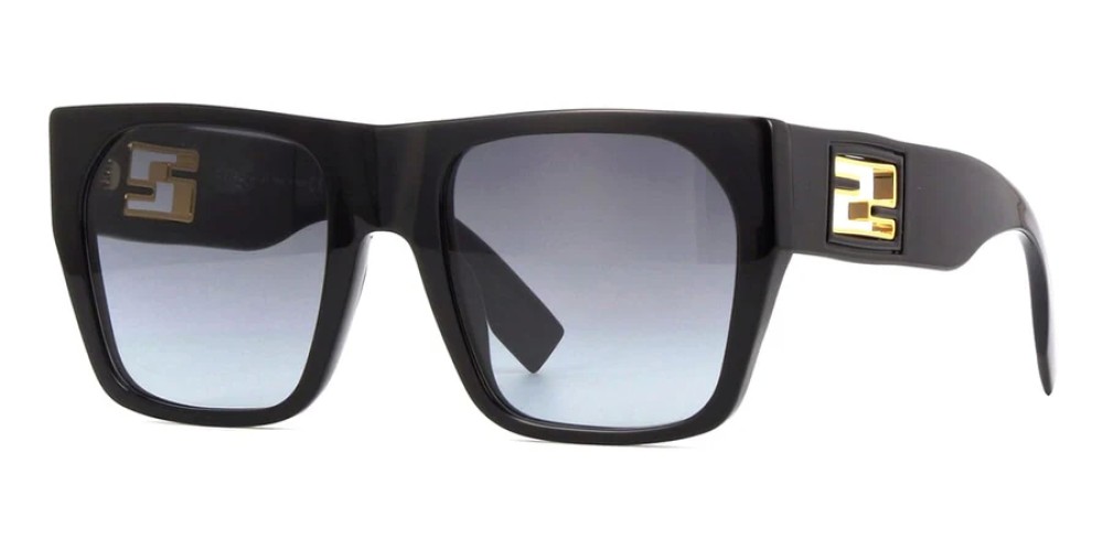 Fendi - Sunglasses - FE40124F - 01B - 57