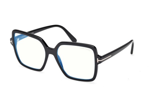Tom Ford - Optical frames - TF6063-B ECO - 001 - 56 - WITH BLUE-VIOLET LIGHT FILTER LENSES