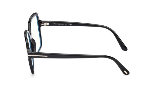 Tom Ford - Optical frames - TF6063-B ECO - 001 - 56 - WITH BLUE-VIOLET LIGHT FILTER LENSES