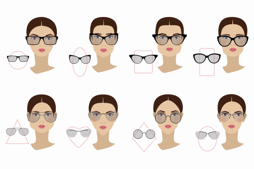 How to choose sunglasses according to your face shape!