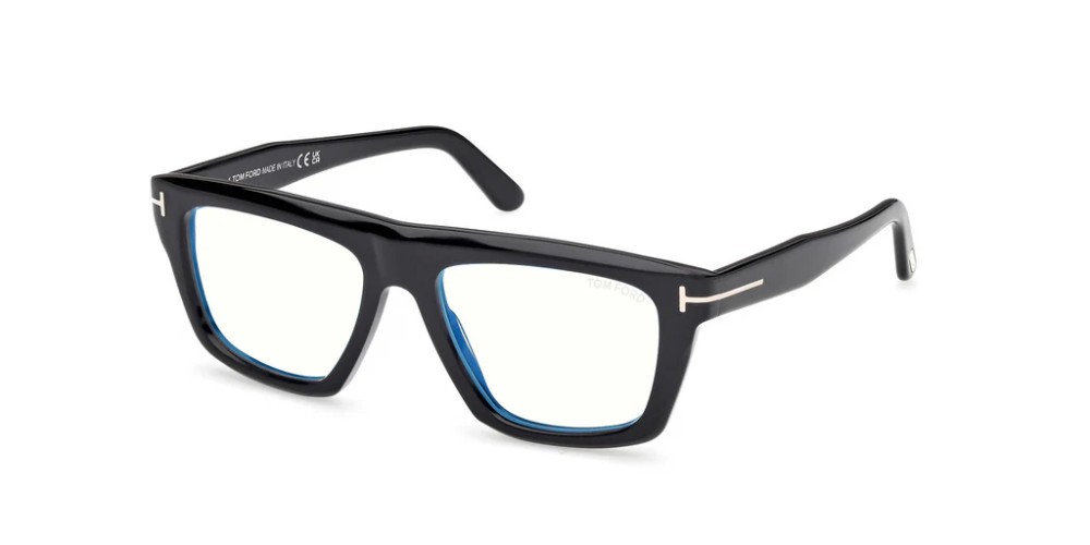Tom Ford - Optical frames - TF6059-B ECO - 001 - 54 - WITH BLUE-VIOLET LIGHT FILTER LENSES